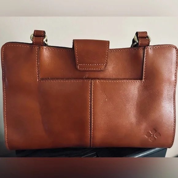 Patricia Nash Rosina Cut Out Tooled Leather Handbag EUC - Picture 3 of 11